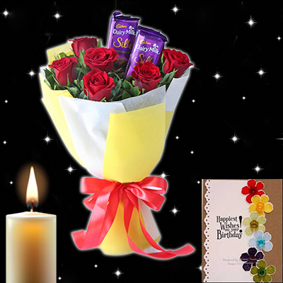 "Midnight Surprise Flowers - codeMF05 - Click here to View more details about this Product